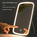 Portable LED compact mirror